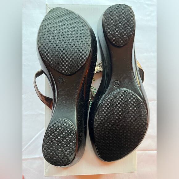 Athena Alexander Sabrina Pewter Rhinestone Sandals Size 10 Medium - Picture 6 of 8